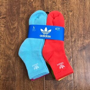 Adidas Originals Quarter Multi Sport Socks 6 Pack